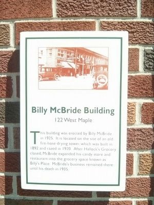 Billy McBride Building Marker image. Click for full size.