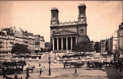 <i>Paris - L'Eglise de Saint-Vincent de Paul</i> (Click on picture to enlarge.) image. Click for full size.