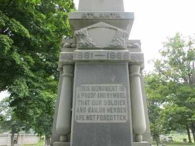 Maple Grove Civil War Memorial Marker image. Click for full size.