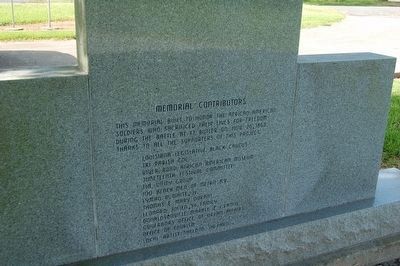Fort Butler Memorial (reverse) image. Click for full size.