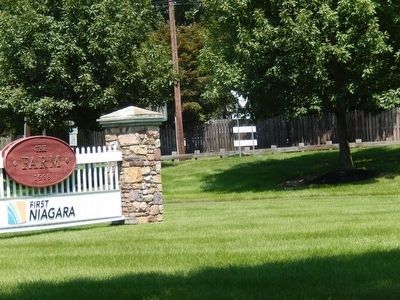 Oscar Hammerstein II-Farm-sign at the entrance to the property image. Click for full size.