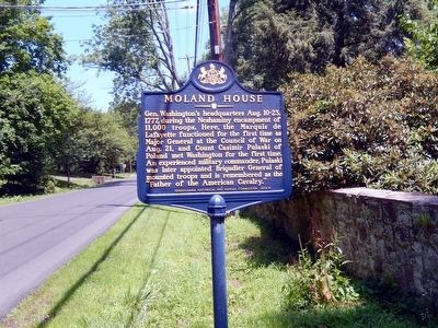 Moland House Marker image. Click for full size.