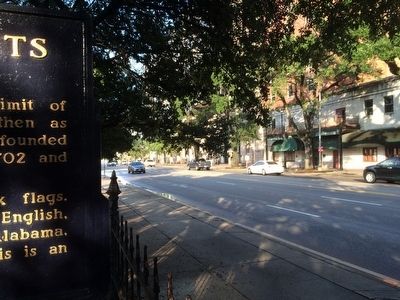 View from marker looking east on Government Street. image. Click for full size.