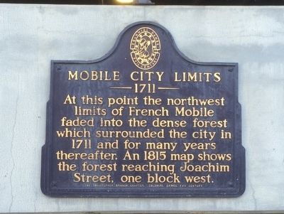 Mobile City Limits Marker image. Click for full size.
