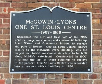 McGowin-Lyons Marker image. Click for full size.