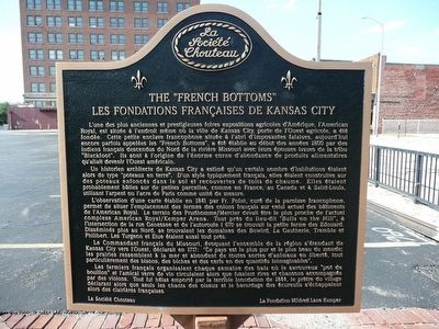 The French Bottoms - Early Day Kansas City Marker image. Click for full size.