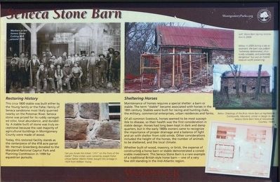 Seneca Stone Barn Marker image. Click for full size.