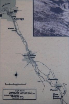 The Oswego Canal Marker image. Click for full size.
