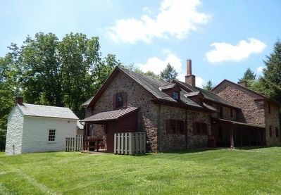 Moland Farm House and the Well House image. Click for full size.