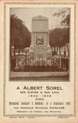 Albert Sorel Marker Card. Click for full size. Albert Sorel Marker Card image. Click for full size.