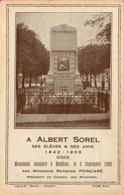 Albert Sorel Marker Card image. Click for full size.