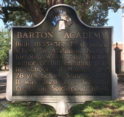 Barton Academy Marker image. Click for full size.