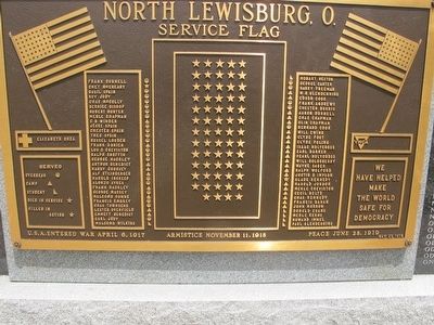 North Lewisburg, O. Service Flag Marker image. Click for full size.