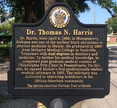 Dr. Thomas N. Harris Marker image. Click for full size.