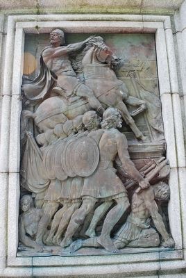 The Battle of Stirling Bridge Plaque image. Click for full size.