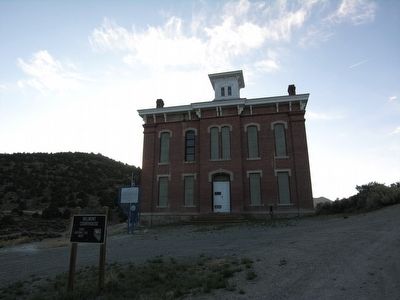Historic Nye County Courthouse in Belmont image. Click for full size.
