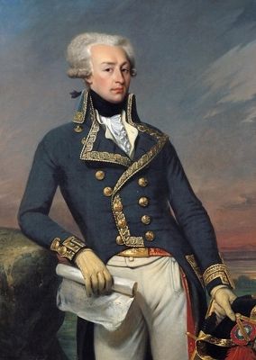 Le Marquis de Lafayette portrait image. Click for full size.