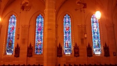 Saint Florian Church Stained Glass Windows image. Click for full size.