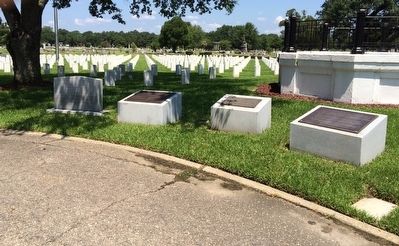 Memorial amongst other memorials at Magnolia Cemetery image. Click for full size.