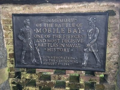In Memory of the Battle of Mobile Bay Marker image. Click for full size.