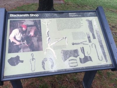 Blacksmith Shop Marker image. Click for full size.