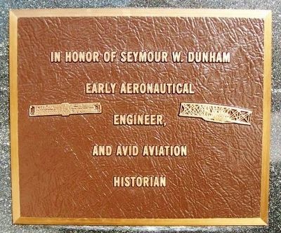 Seymour W. Dunham Marker image. Click for full size.