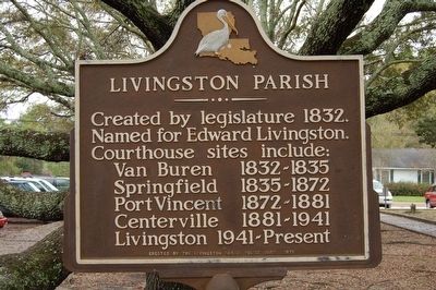 Livingston Parish Marker image. Click for full size.