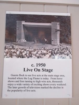 c. 1950, Live On Stage image. Click for full size.