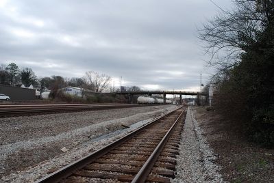 Western and Atlantic Railroad Depot Marker. Click for full size. Western and Atlantic Railroad Depot Marker image. Click for full size.