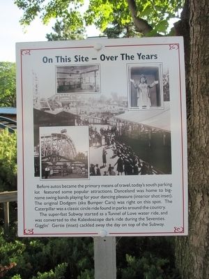 On This Site - Over the Years Marker image. Click for full size.