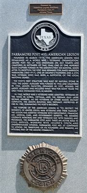 Parramore Post #57, American Legion Marker image. Click for full size.