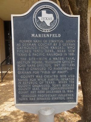 Marienfeld Marker image. Click for full size.