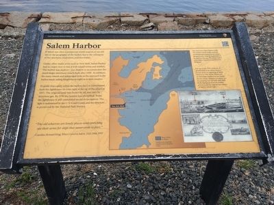 Salem Harbor Marker. Click for full size. Salem Harbor Marker image. Click for full size.
