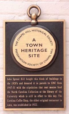 Carolina Coffee Shop Marker. Click for full size. Carolina Coffee Shop Marker image. Click for full size.