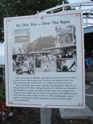 On This Site - Over the Years Marker image. Click for full size.