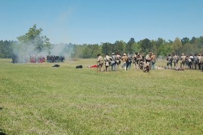 Port Hudson Battle Re-enactment. Click for full size. Port Hudson Battle Re-enactment image. Click for full size.