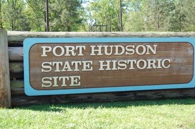 Port Hudson Site Sign image. Click for full size.