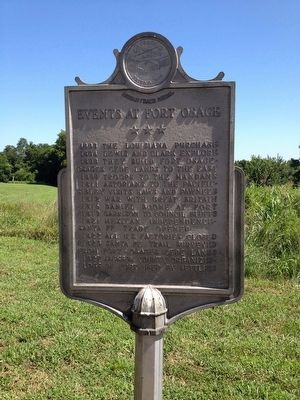 Events at Fort Osage Marker image. Click for full size.