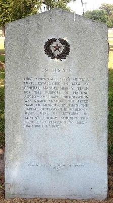 Fort Anahuac Marker image. Click for full size.