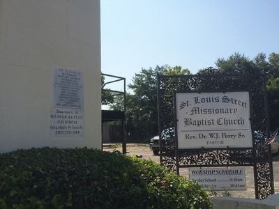 St. Louis Street Missionary Baptist Church signs image. Click for full size.