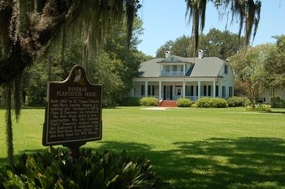 Sandbar Plantation House and Marker image. Click for full size.