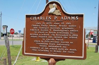 Charles P. Adams Marker image. Click for full size.
