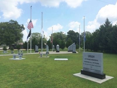Uriah Veterans Memorial image. Click for full size.