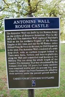 Antonine Wall Marker image. Click for full size.