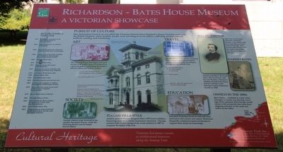 Richardson - Bates House Museum Marker image. Click for full size.