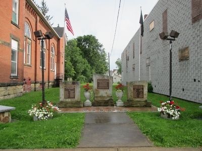 Franklinville Veterans Memorial. Click for full size. Franklinville Veterans Memorial image. Click for full size.