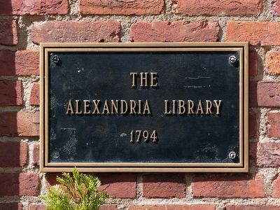 The Alexandria Library 1794 image. Click for full size.