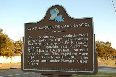 St. Jacques de Cabahanoce Marker image. Click for full size.