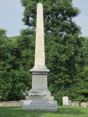 Peter T. Tenbroeck Monument - Zoomed View image. Click for full size.