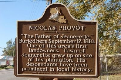 Nicholas Provt Marker image. Click for full size.